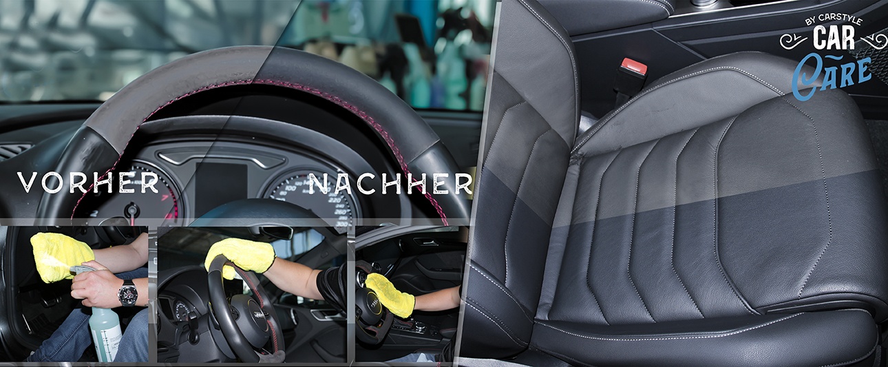 Collage für Fahrzeugaufbereitung